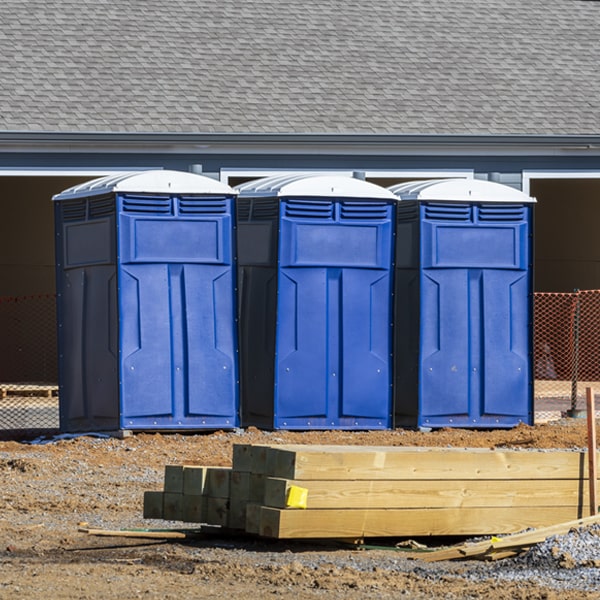 is there a specific order in which to place multiple porta potties in Grady New Mexico